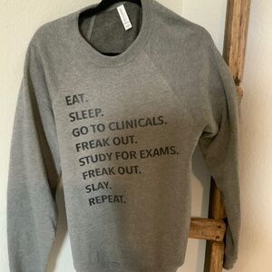 Bella+Canvas Fleece Collection Shirt Grey Size M